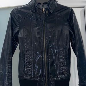 Danier leather moto/bomber jacket